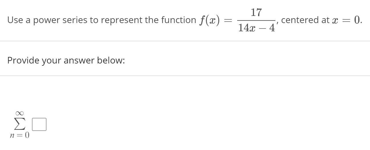 solved-use-a-power-series-to-represent-the-function-f-x-chegg