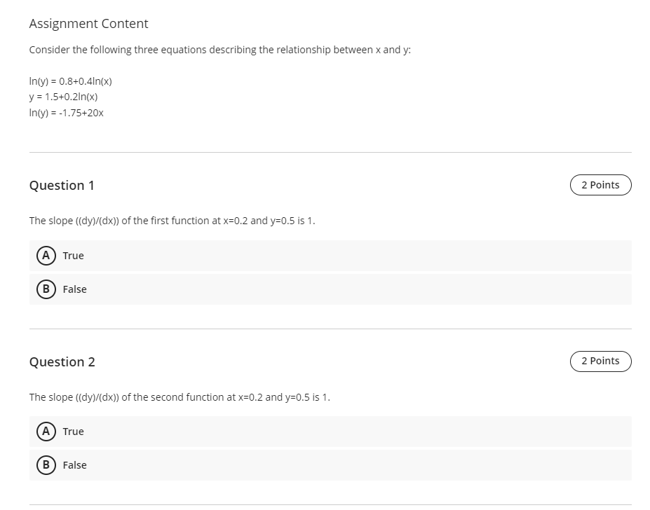 Solved Assignment Content Consider the following three | Chegg.com