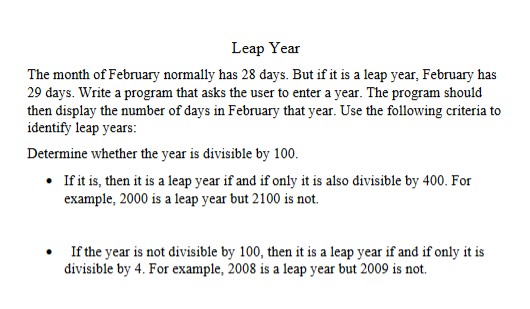 february has 28 days leap year