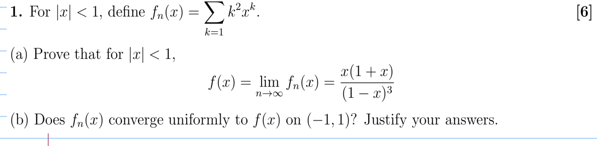 Solved 1. For ∣x∣