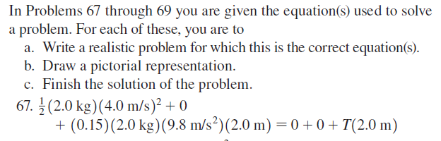 Solved In Problems 67 through 69 you are given the | Chegg.com