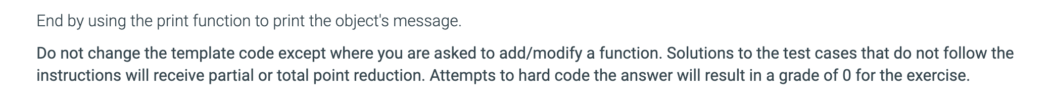 Solved In this exercise, you will be working with 2 classes | Chegg.com