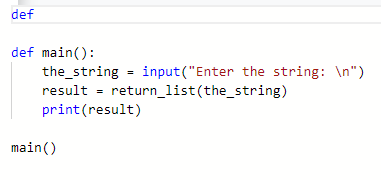 Solved Write a function called that takes a as a parameter | Chegg.com