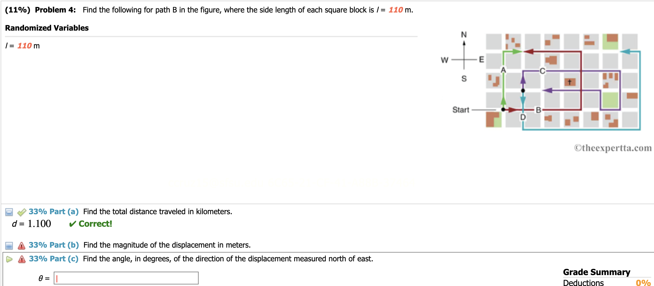 Solved (11\%) Problem 4: Find The Following For Path B In | Chegg.com