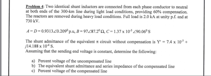 Solved Problem 4: Two Identical Shunt Inductors Are 