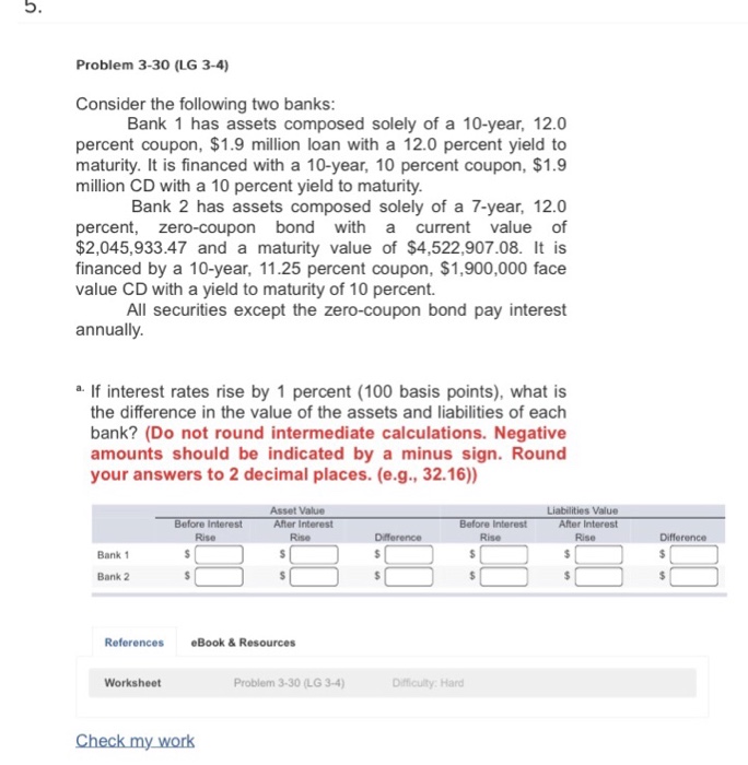 Solved Problem 3-30 (LG 3-4) Consider The Following Two | Chegg.com