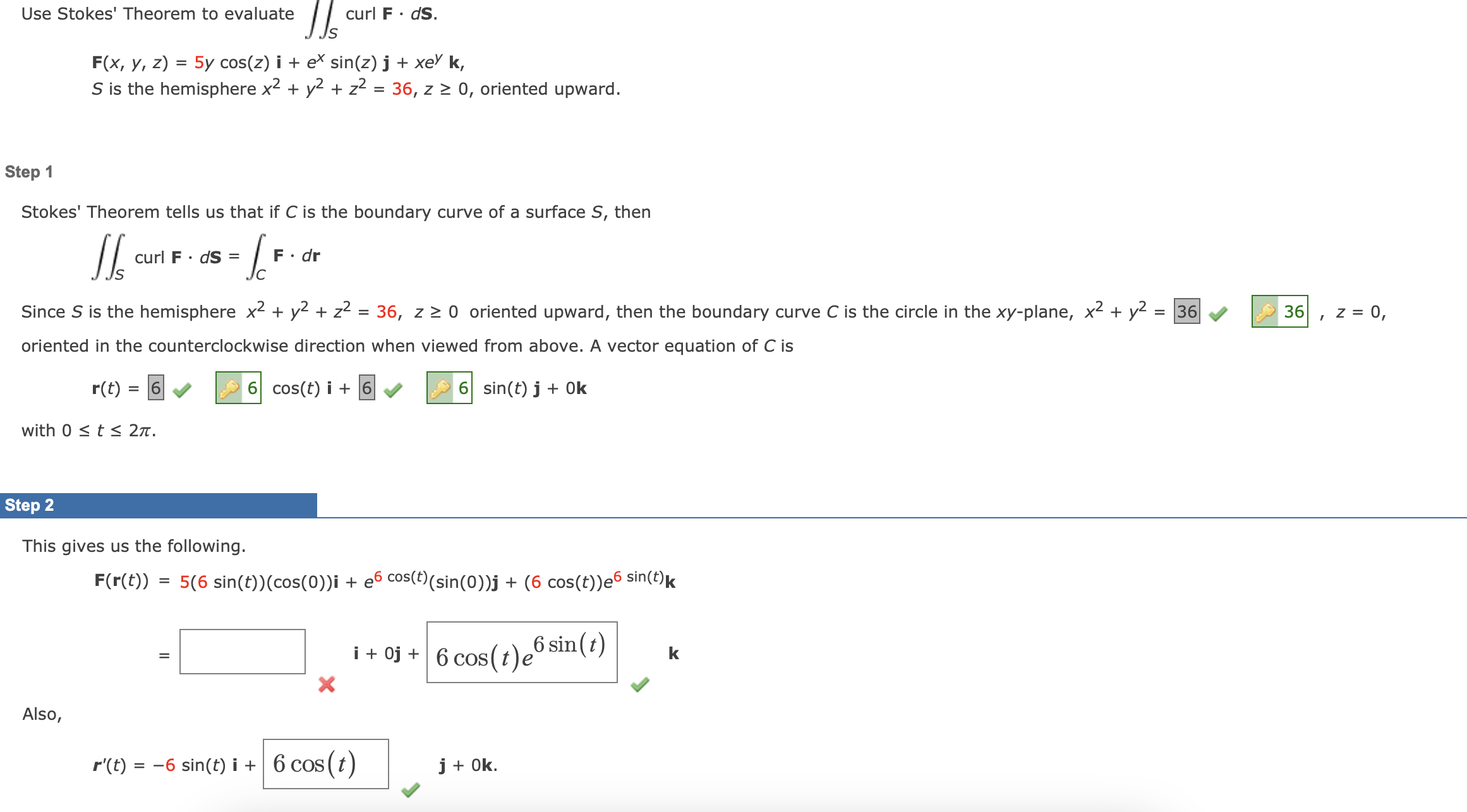 Solved Use Stokes Theorem To Evaluate ∬s Curl F ⋅ds