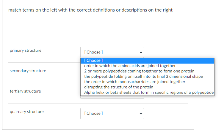 Solved match terms on the left with the correct definitions | Chegg.com