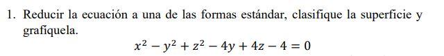 Solved Reduce the equation to one of the standard form , | Chegg.com
