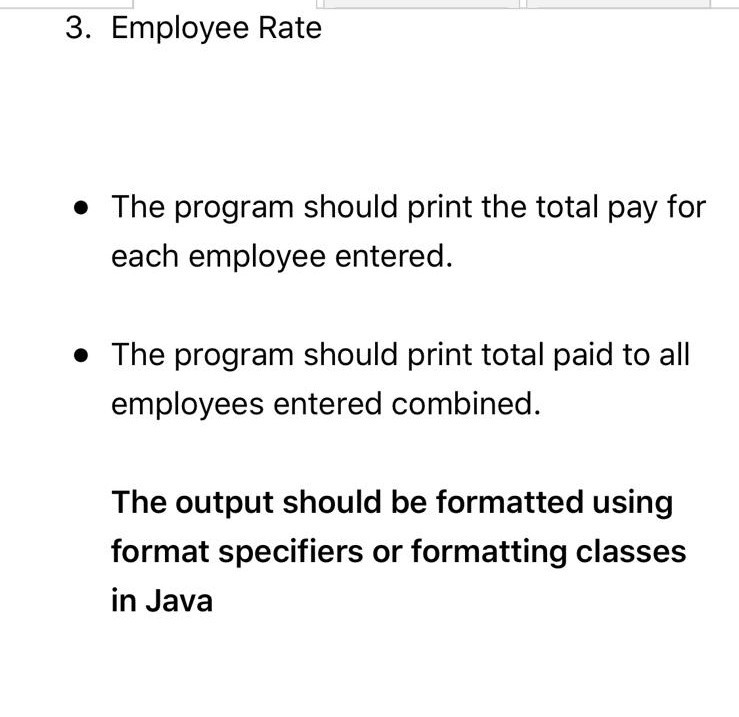 Solved Looping Assignment Java: Payroll Due: Jun 11, 2019 at | Chegg.com