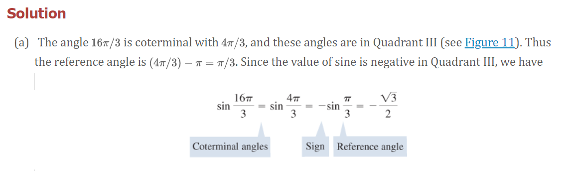 Solved My question: How do I determine what is a coterminal | Chegg.com