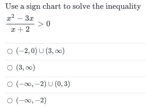 solved-use-a-sign-chart-to-solve-the-inequality-x2-3x-0-x-chegg