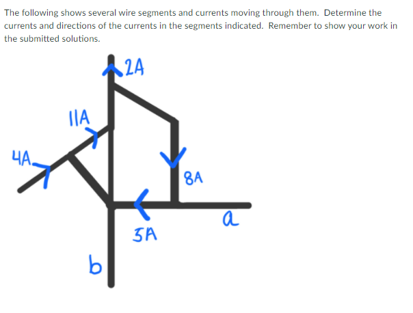 Solved The following shows several wire segments and | Chegg.com