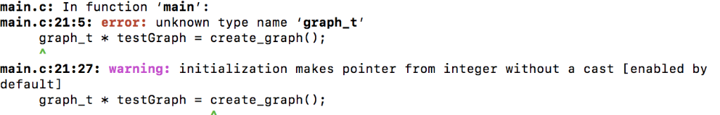 Solved In C, please help me fix these 2 issues with my code | Chegg.com