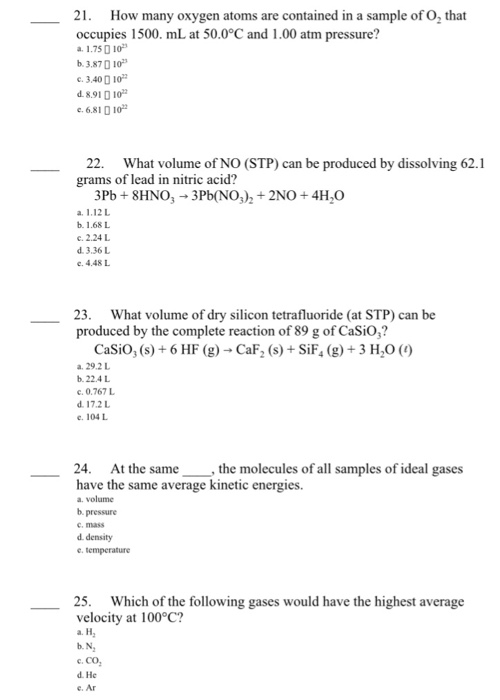 Solved 2 How many oxygen atoms are contained in a sample of | Chegg.com