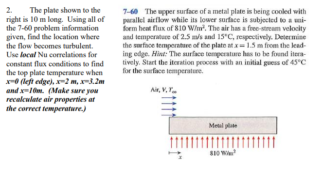 Solved 2. The plate shown to the 7−60 The upper surface of a | Chegg.com