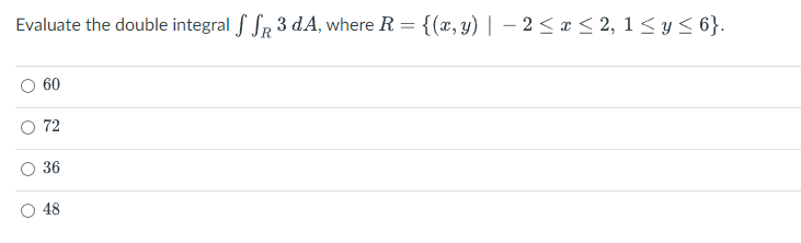 Solved Evaluate the double integral ∬R3dA, where | Chegg.com