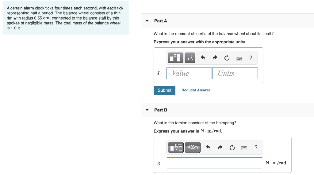 Solved A certain alarm clock ticks four times each second,