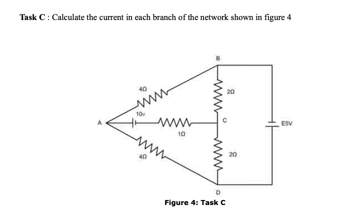 Solved Task A: Construct the circuit shown in Figure 2 using | Chegg.com