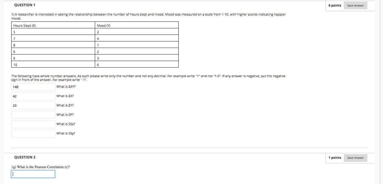 Solved QUESTION 1 6 points Save Answer 1) A researcher is | Chegg.com