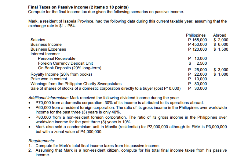 final-taxes-on-passive-income-2-items-x-10-points-chegg