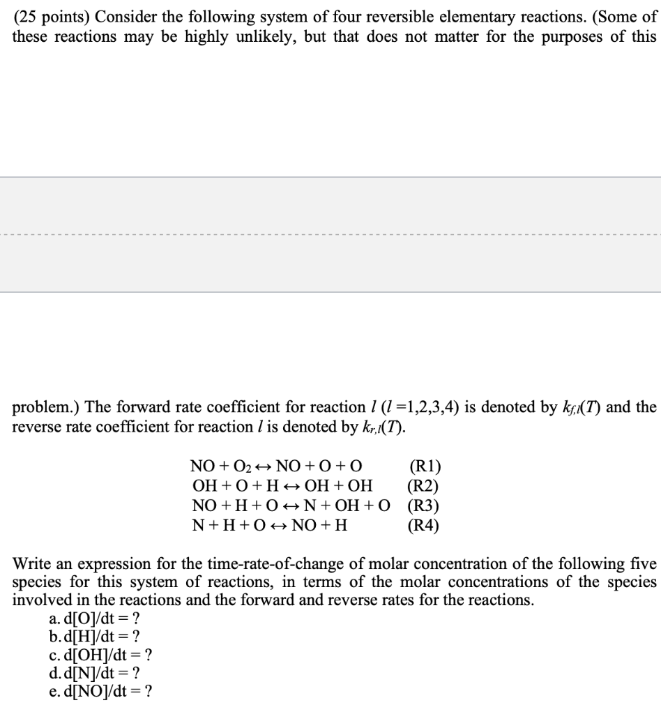 Solved (25 points) Consider the following system of four | Chegg.com