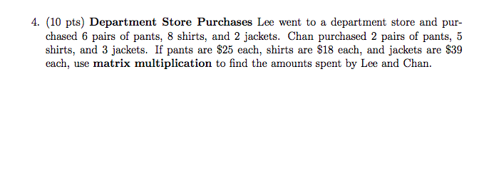 Example 3 - Champa went to a Sale to purchase some pants