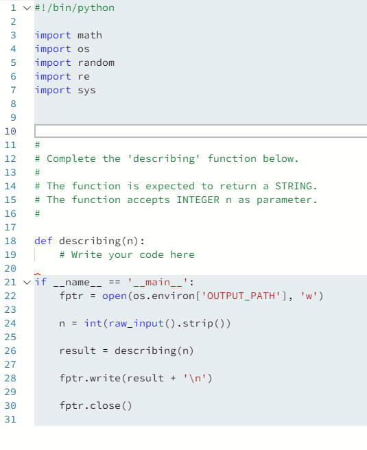 Solved Complete the describing function in the editor. When | Chegg.com