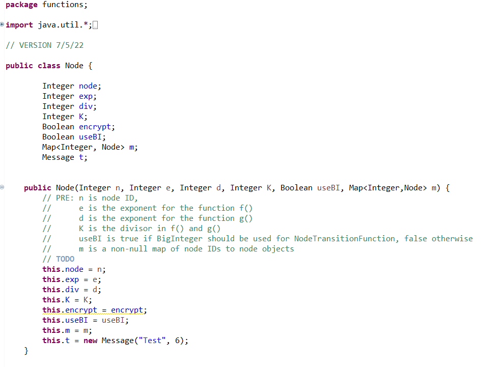 Solved package functions; + import static org. | Chegg.com