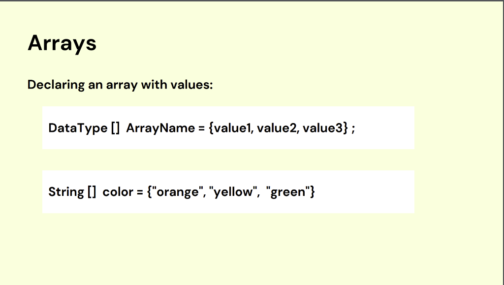 Solved Arrays - Multiple values can be kept in a single | Chegg.com