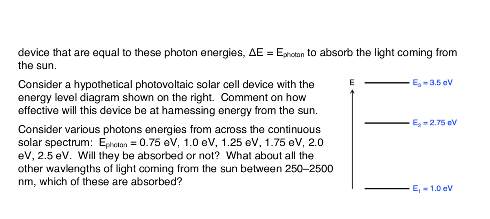 Solved 2.5 UV Visible Infrared = 1.5 - Spectral Irradiance | Chegg.com