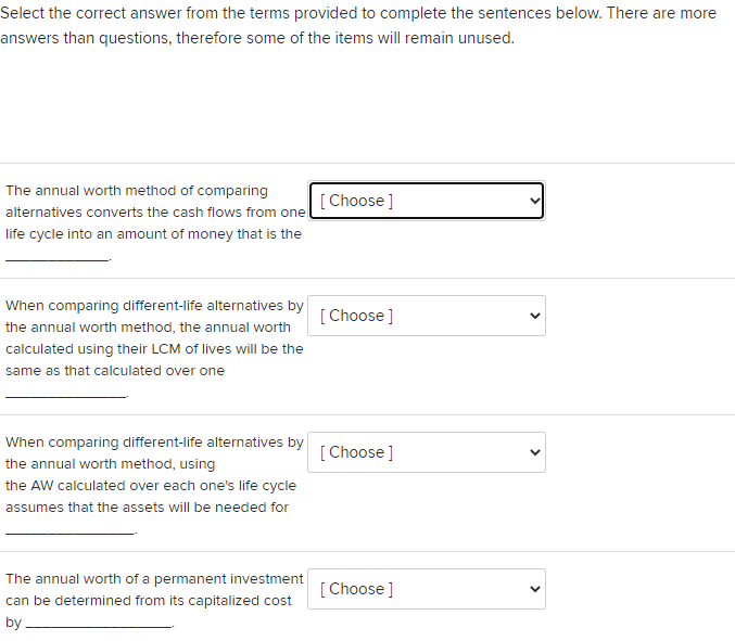 Solved Select the correct answer from the terms provided to | Chegg.com
