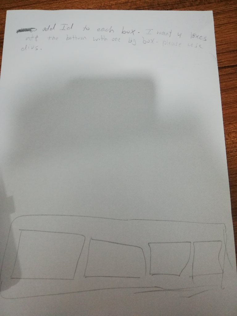 Solved css and html using notepad++ add 4 boxes at the | Chegg.com