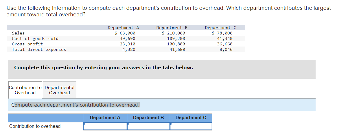 Solved Use The Following Information To Compute Each | Chegg.com