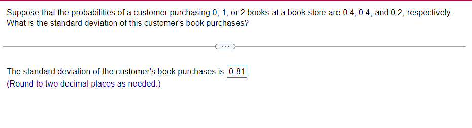 Solved Suppose That The Probabilities Of A Customer | Chegg.com