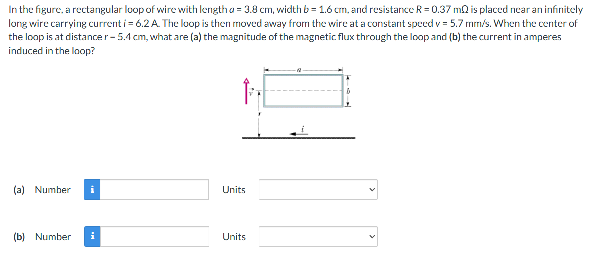 Solved In the figure, a rectangular loop of wire with length | Chegg.com
