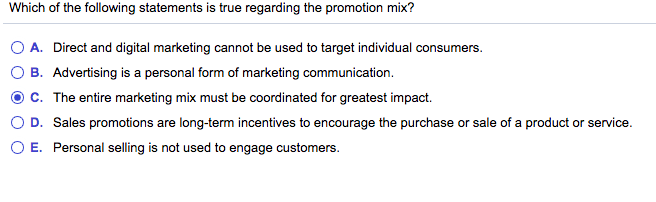 Solved Which Of The Following Statements Is True Regarding | Chegg.com