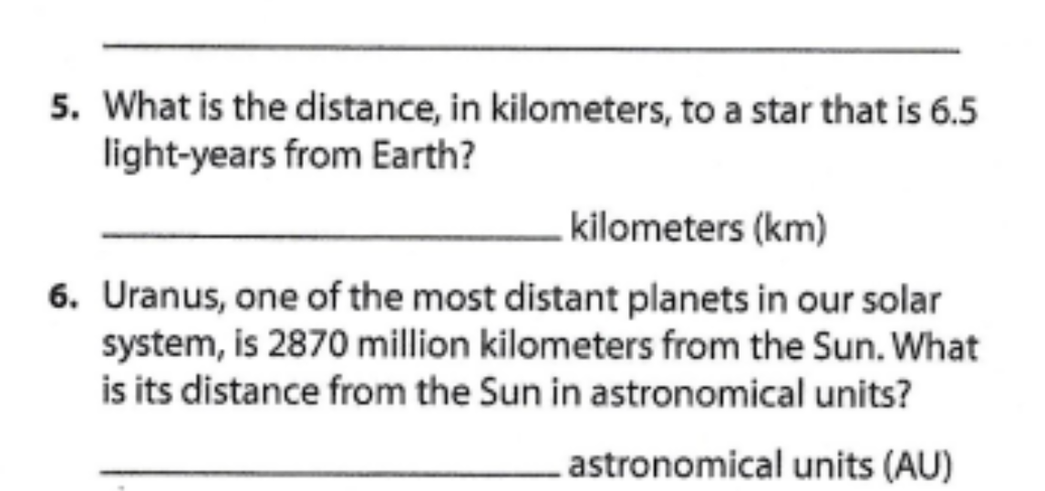 Solved AU 150 Million Kilometers or 93 Million Miles. LY Chegg