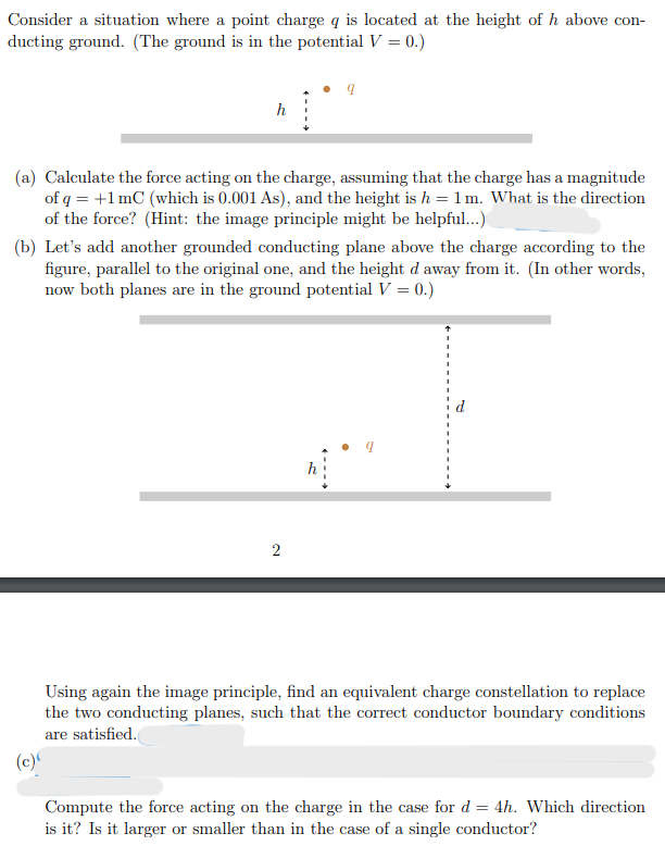Solved Consider a situation where a point charge q is | Chegg.com