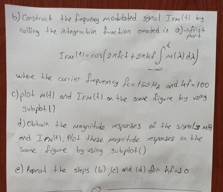 Matlab please write in Matlab Lecture is | Chegg.com