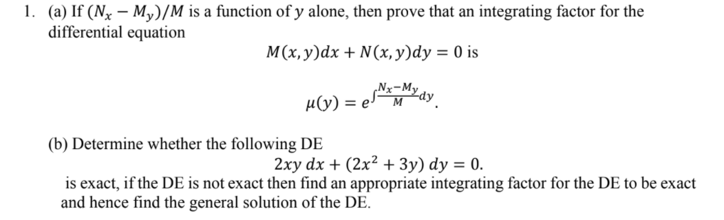 Show that if (Nx−My)/(xM−yN)=R, where R depends on the quant