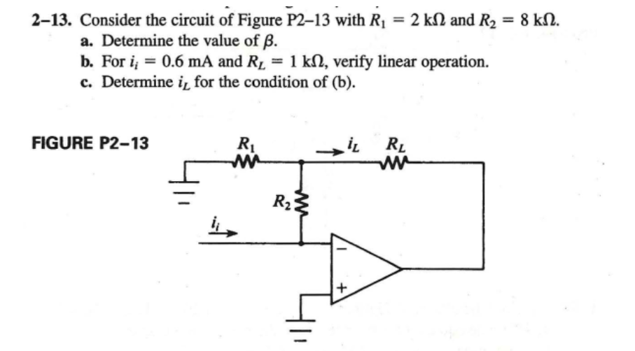 Solved 2-13. Consider the circuit of Figure P2−13 with | Chegg.com