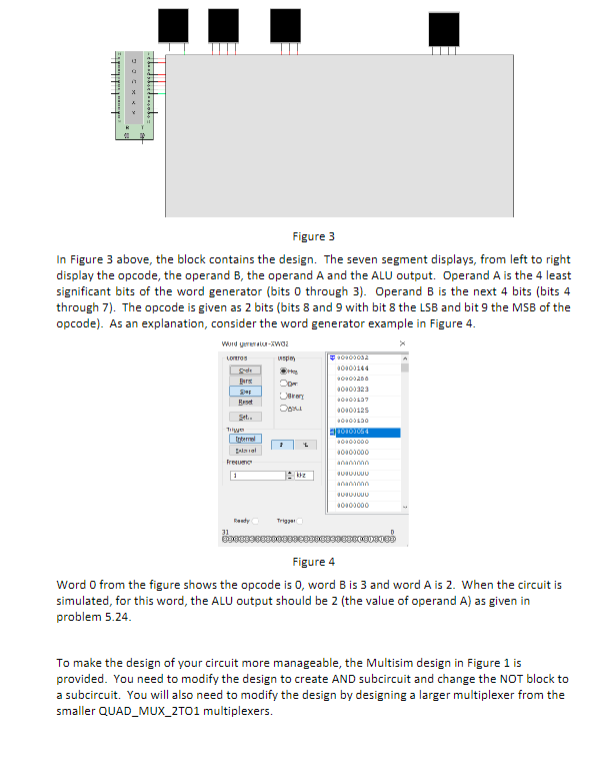 Show the design of problem 5.24 in Multisim with the | Chegg.com