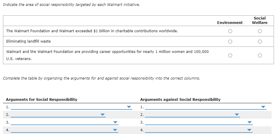 how is walmart socially responsible