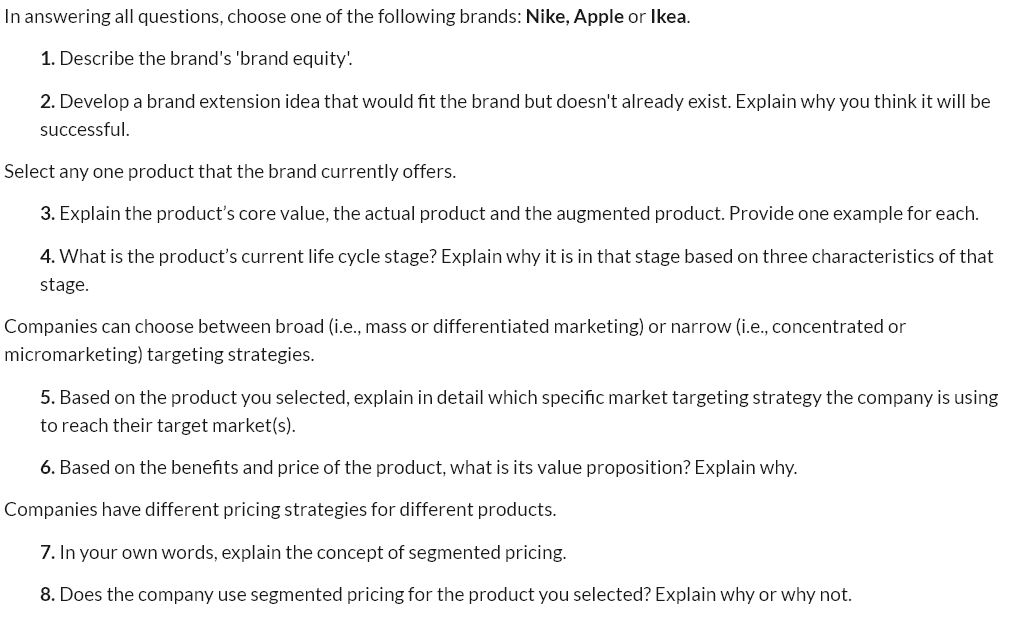 Branding: Nike & Apple Marketing Strategy 