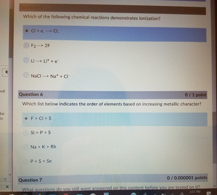 Solved Which of the following has the smallest ionic radius? | Chegg.com