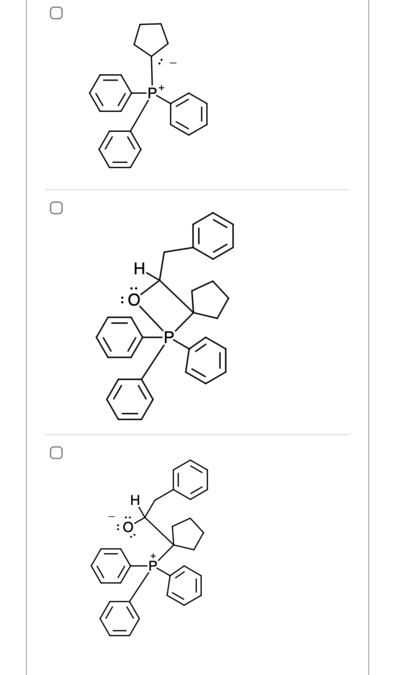 Solved Which Of The Following Intermediate Would Be Involved 