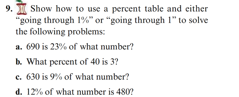 Solved 9. Z Show how to use a percent table and either | Chegg.com