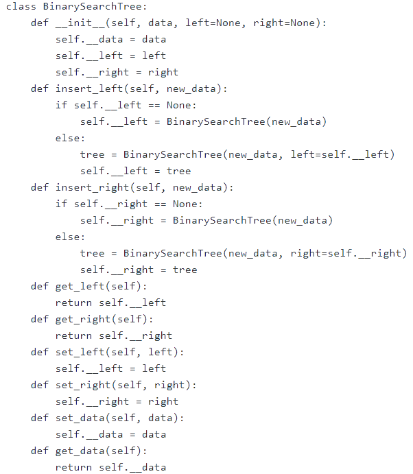Solved Define a function called get_bst_preorder(tree) which | Chegg.com