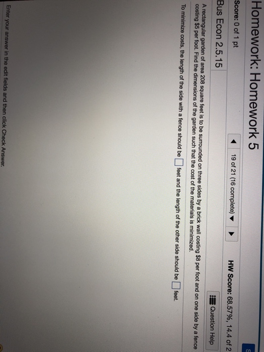 Solved Could someone please help me finish a few homework | Chegg.com